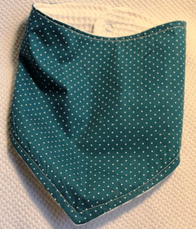 groen met witte stipjes